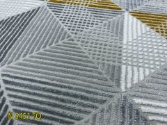 Thảm trang trí sofa hoa văn ô vuông chéo sáng màu TIANQING N 5451