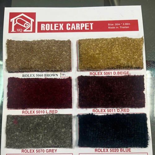 Thảm Sàn Màu Trơn ROLEX Cao Cấp