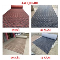 Thảm Sàn Cực Rẻ Jacquard 09 Đỏ