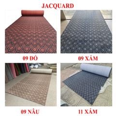 Thảm sàn nỉ vạt xéo Jacquard 11 xám