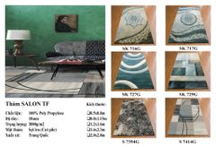 Thảm Sofa Phòng Khách Tf Sk 722G