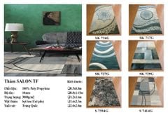 Thảm Tấm Hoa Văn Hiện Đại Tf S 7864G
