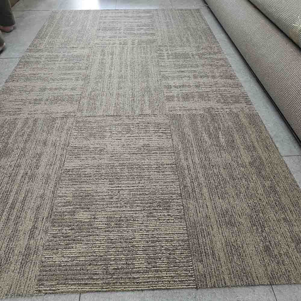 Thảm Loang Màu Kem Star 02