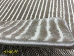 Thảm sofa trang trí phong cách tối với giản đường cong mềm mại BANXIU 7983 BE
