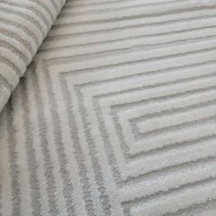 Thảm trang trí sofa họa tiết mê cung dập nổi TIANQING BX 16