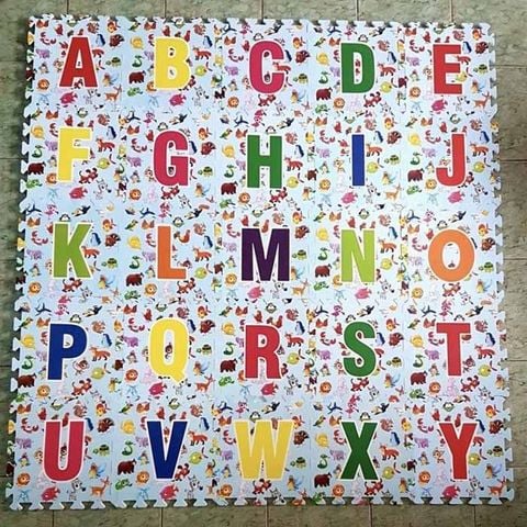 Thảm xốp chữ mịn 30x30