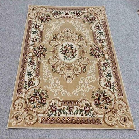 Thảm sofa phong cách cổ điển họa tiết tinh xảo, đường nét uốn lượn mềm mại YALAN N 2594 BE