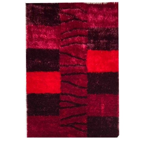 Thảm trang trí phòng khách màu đỏ DY 700 Dark Red