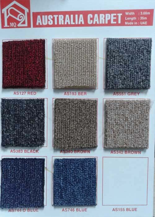 Thảm Sàn Màu Trơn Australia ( AS )