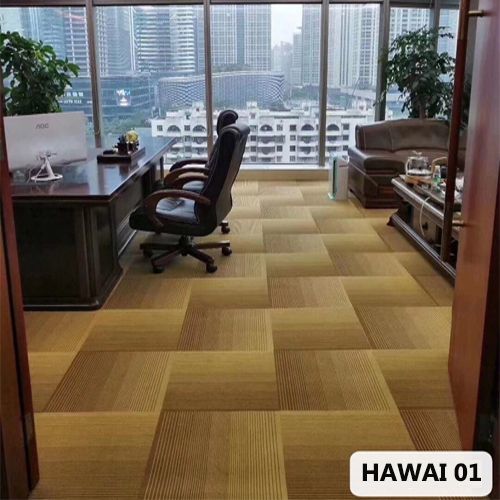  Thảm Gạch giá rẻ màu kem HAWAII 01 