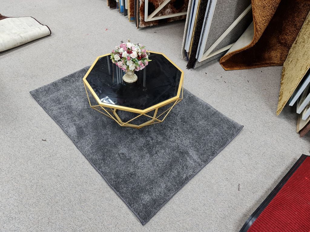 Thảm len màu xám Munich 724
