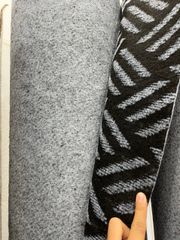 Thảm sàn nỉ vạt xéo Jacquard 11 xám