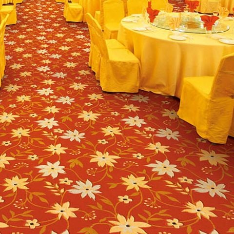 Thảm Sàn Wilton Màu Đỏ JH 003