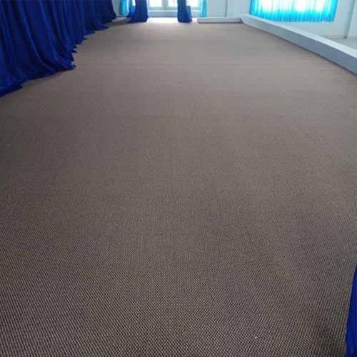 Thảm Hoa Văn Caro Màu Nâu Kem Leo 2160