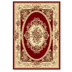 Thảm Sofa Trang trí Giá rẻ màu đỏ YL N 6624 BU