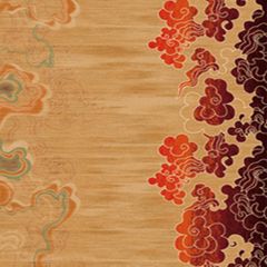 Thảm Nylon Printing Màu Kem YHZL 90128
