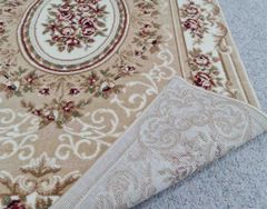 Thảm sofa phong cách cổ điển họa tiết tinh xảo, đường nét uốn lượn mềm mại YALAN N 2594 BE