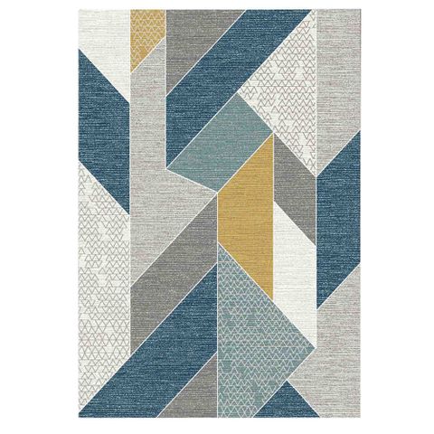 Thảm trang trí sofa họa tiết màu sắc nổi bật QINGXIU 5706 H