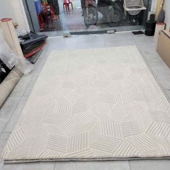 Thảm trang trí sofa dệt nổi TIANQING N 7493 GY