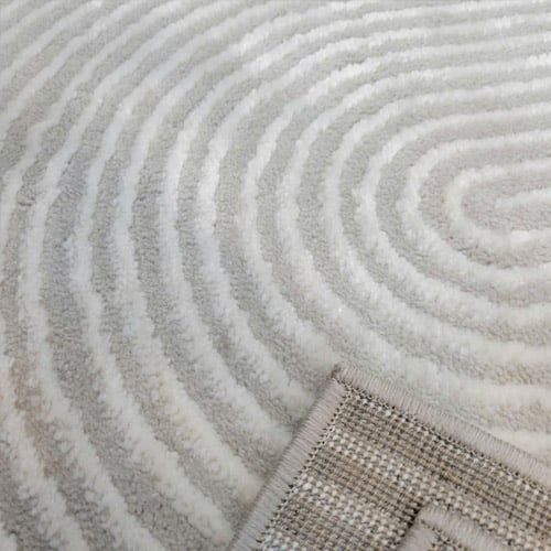 Thảm trang trí sofa hoa văn cánh quạt gió TIANQING N 8091 BE