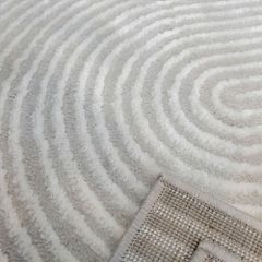 Thảm trang trí sofa hoa văn cánh quạt gió TIANQING N 8091 BE