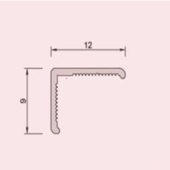 Nẹp chữ L bảng 12x9mm