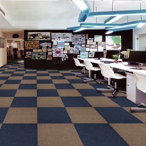 Thảm Gạch Lót Sàn Màu Trơn Pixel