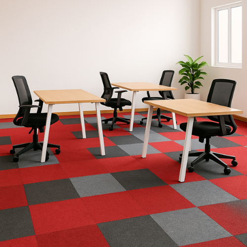 Thảm Gạch Lót Sàn Màu Trơn Pixel