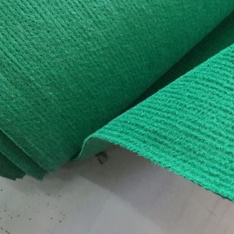 Thảm Nỉ Gân Màu Xanh lá R 200