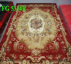 Thảm Sofa Cổ điển Màu đỏ FG 5314 Red