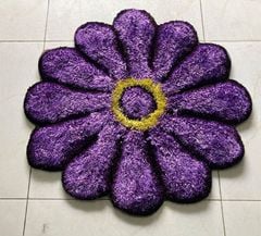Thảm chùi chân hình hoa đường kính 80cm