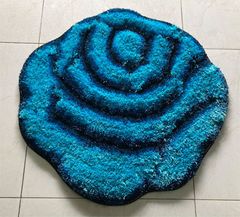 Thảm chùi chân hình hoa đường kính 80cm