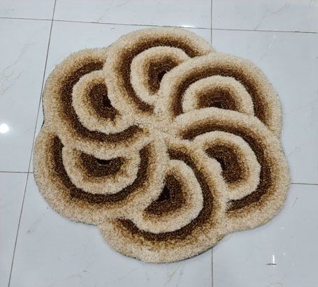 Thảm chùi chân trang trí đường kính 90cm