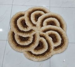 Thảm chùi chân trang trí đường kính 90cm