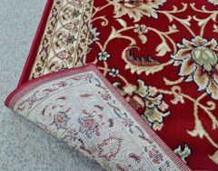 Thảm sofa hoa cổ điển màu đỏ thiết kế sang trọng YALAN N 4071 BU