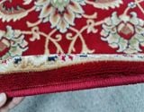  Thảm sofa hoa cổ điển màu đỏ YL N 4071 BU 