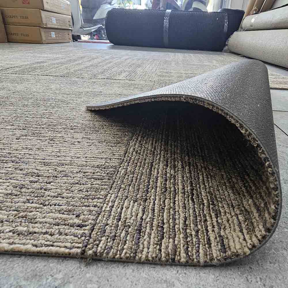 Thảm Loang Màu Kem Star 02