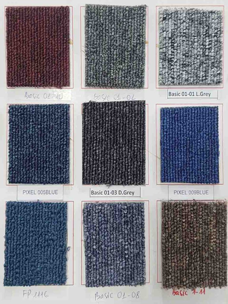 Thảm Gạch Màu Xanh Dương Fp 1116