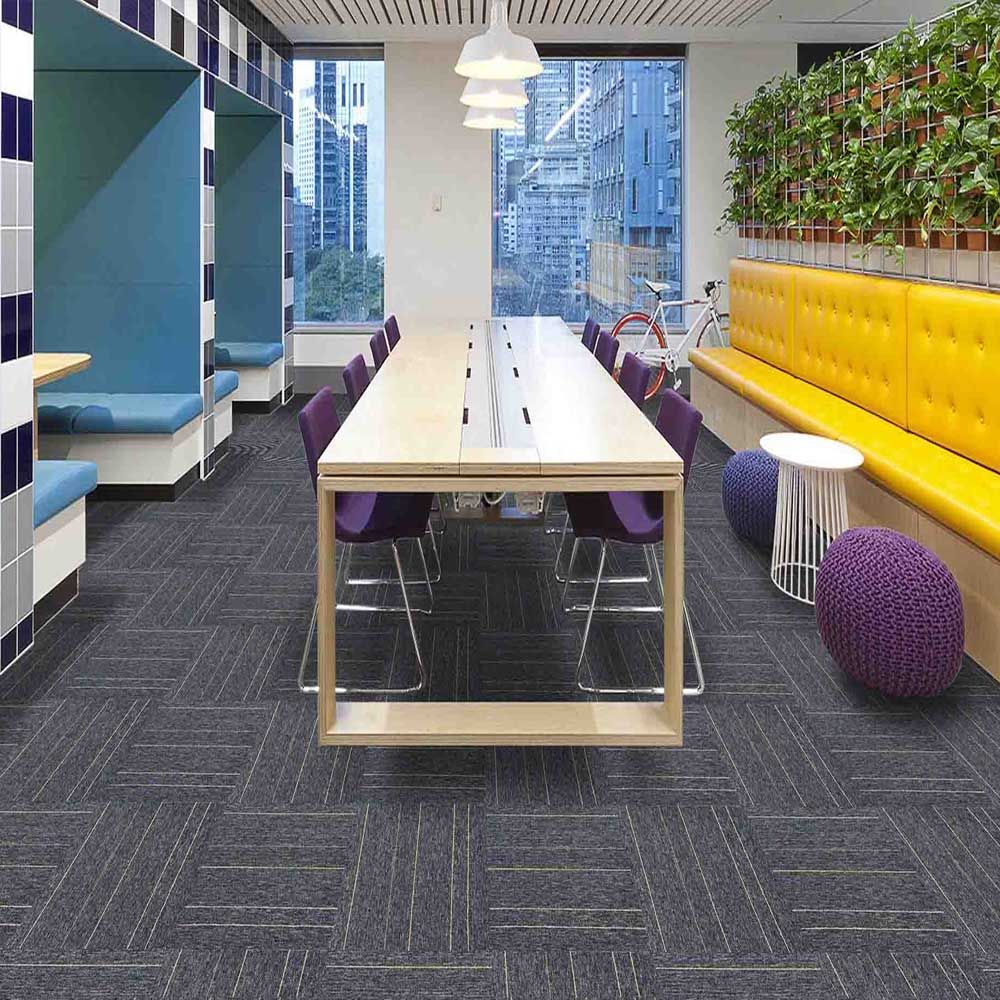 Thảm Sọc Màu Xám SUN 09