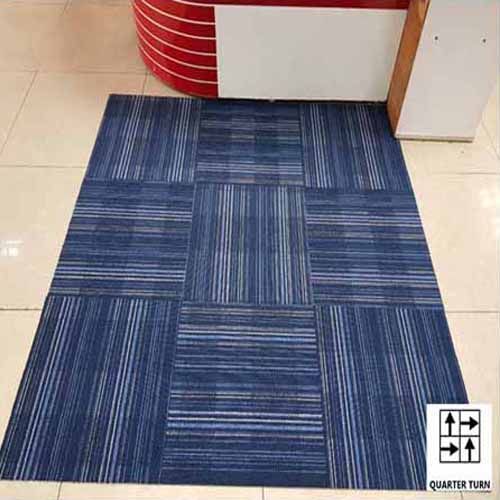 Thảm Trải Sàn Sọc Xanh Dương Melody 5320