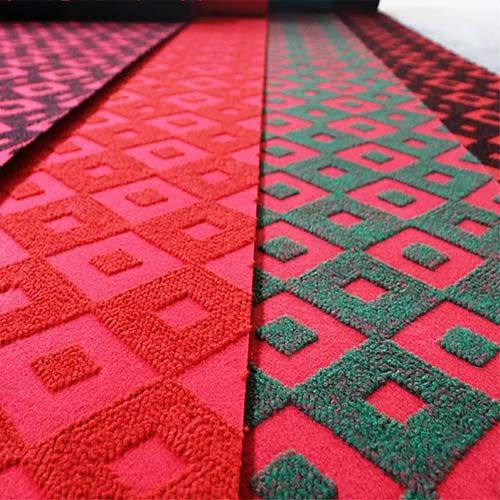 Thảm nỉ caro Jacquard 04