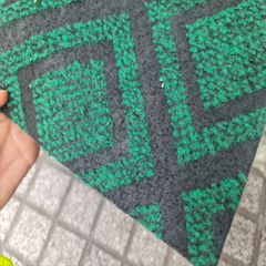 Thảm sàn ô vuông Jacquard 08 xanh lá