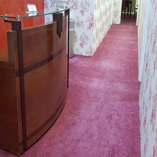 Thảm Lót Sàn Màu Hồng Topaz 822