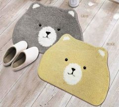 Thảm hình gấu sợi mềm