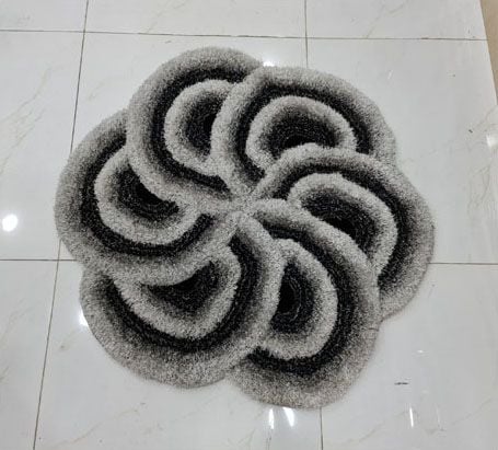 Thảm chùi chân trang trí đường kính 90cm