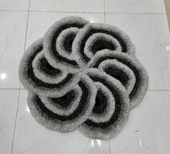 Thảm chùi chân trang trí đường kính 90cm