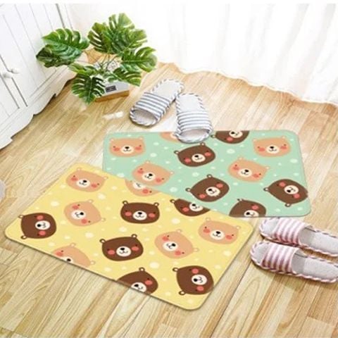 Thảm chùi chân họa tiết hoạt hình
