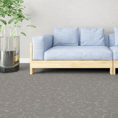 Thảm Len Hoa Văn Màu Xám Carolina 1271