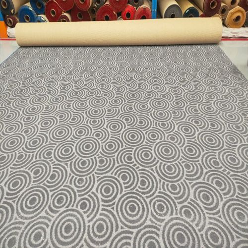 Thảm trải sàn hoa văn xoắn ốc Trident 405 màu xám