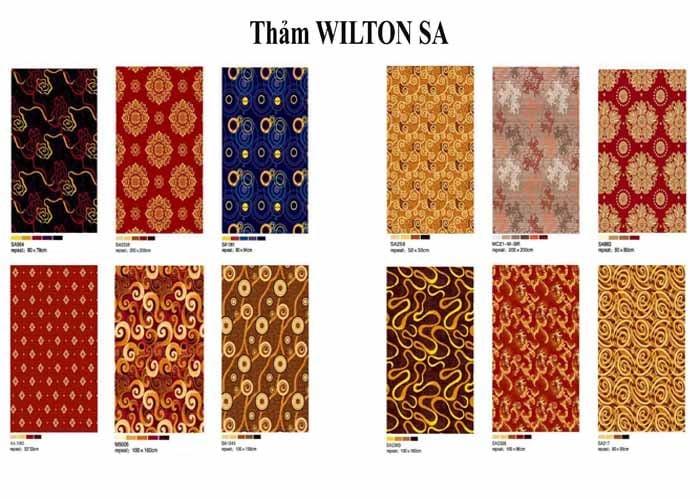 Thảm Len Cao Cấp Wilton Sa